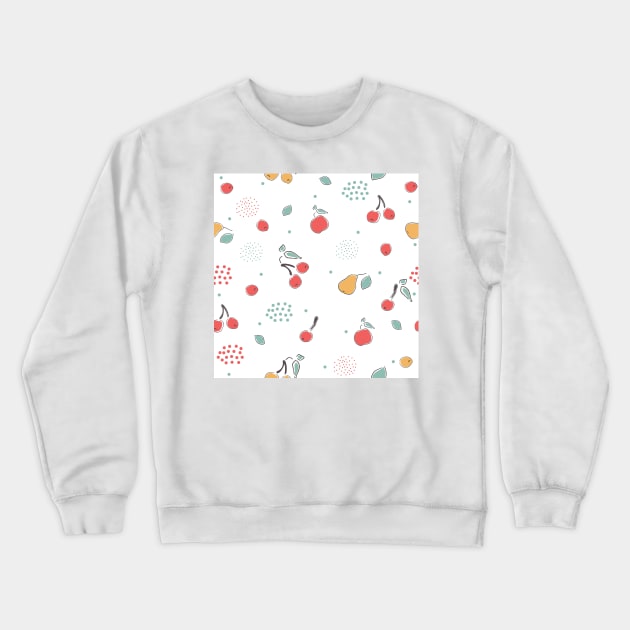 Fruits Crewneck Sweatshirt by Kristina Stellar Scandinavian Land
